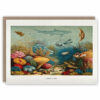 Coral reef greeting card