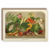 Vegetables greeting card