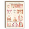 Architecture greeting card