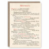 Samuel Johnson Dictionary birthday card