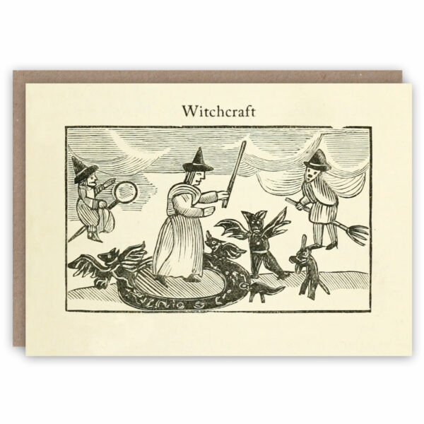 Witch greeting card