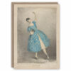 Ballerina greeting card