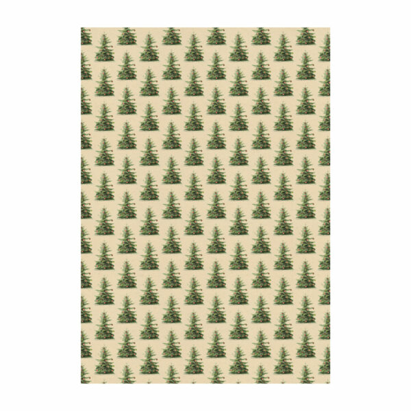 Christmas tree wrapping paper